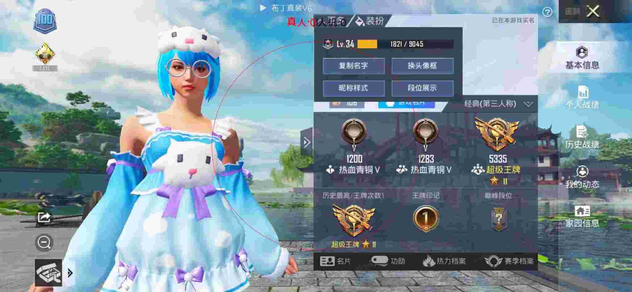 和平精英布丁直装透视 - 和平精英挂件图片大全大图下载辅助预览图
